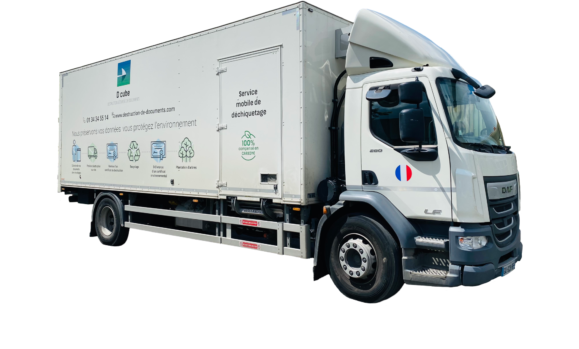 camion broyeur de destruction